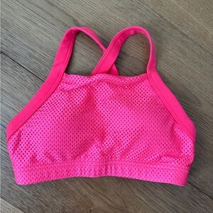 Lorna Jane Pink Mesh Sports Bra Size XS